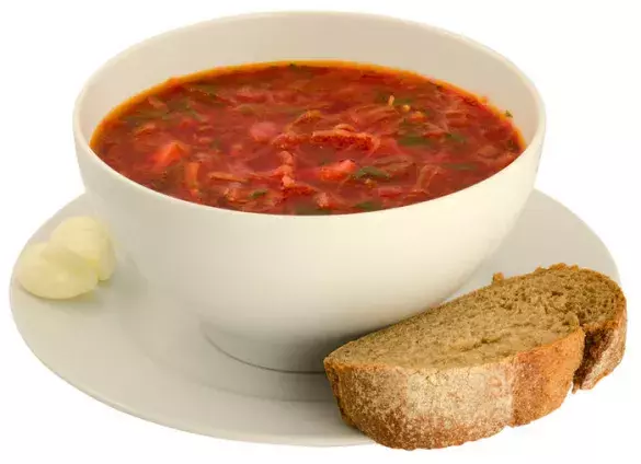 Борщ с капустой и картофелем