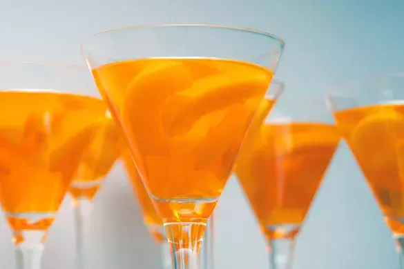 Желе из консервированных персиков