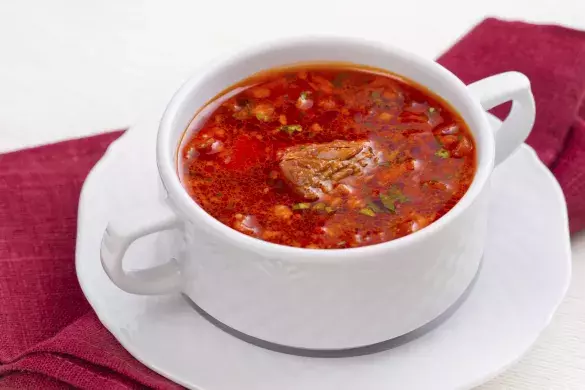 Борщ с мясом