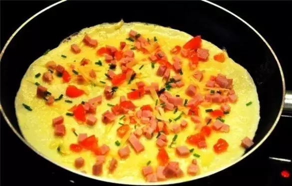 Яичница с ветчиной