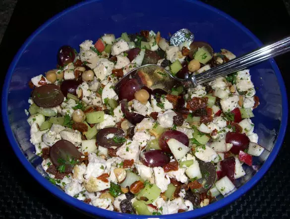 Микс из курицы с фасолью