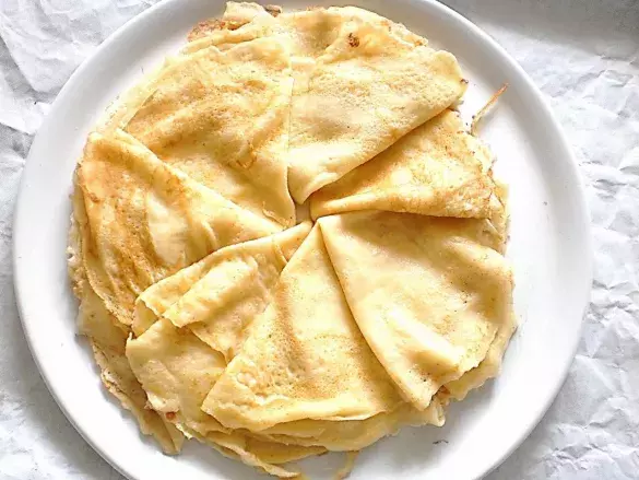 Блины с творожной начинкой