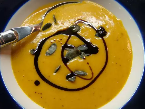 Суп из тыквы с горбушей "Омега"