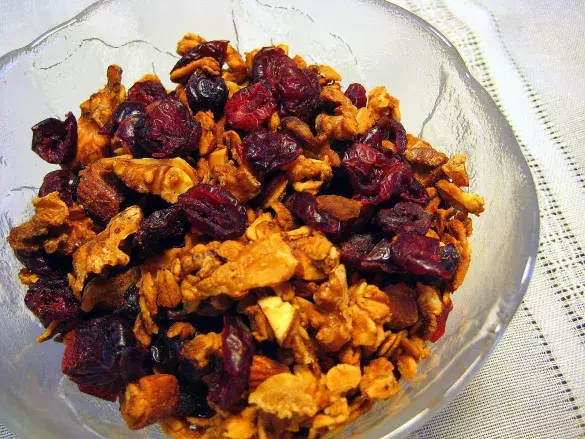 Мюсли с бананом