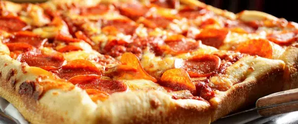 Диетическая пицца на тесте из отрубей