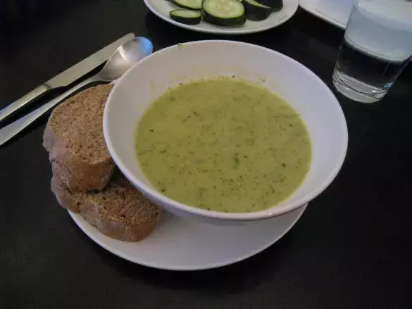 Суп-пюре из кабачков