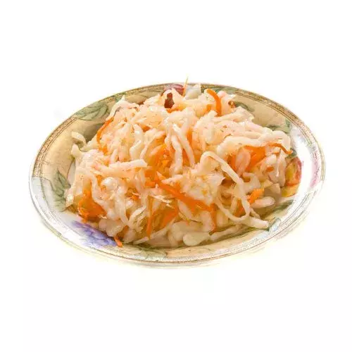 Квашеная капуста с подсолнечным маслом