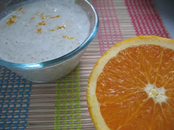 Апельсиновая овсяная каша 