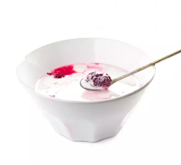 Йогурт СлимСнэк лимонный с малиной