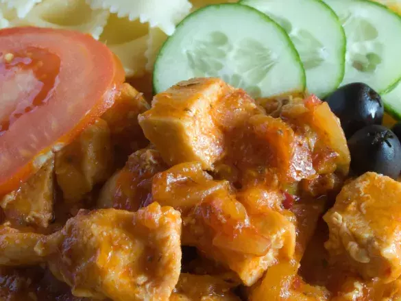 Курица в легком соусе