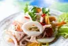 Закуска из кальмаров и сельдерея