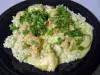 Курица с овощами и коричневым рисом