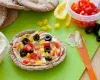 Пита с творогом и овощами