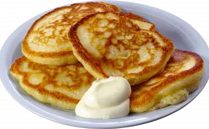 Кукурузные оладьи