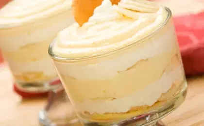 Банан с творогом