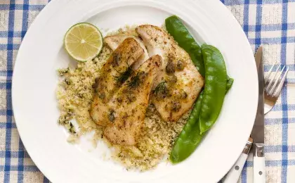 Рыба с кукурузой