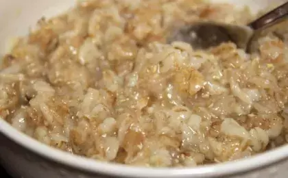 Каша быстрая с йогуртом