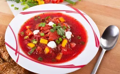 Борщ легкий