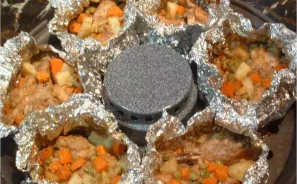 Ужин с кармашками из индейки