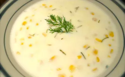 Кукурузный суп-пюре