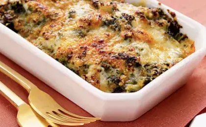 Запеканка сырная с овощами