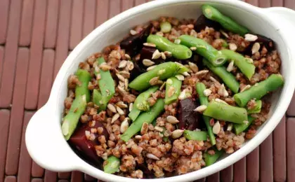 Детокс-каша со свеклой и фасолью