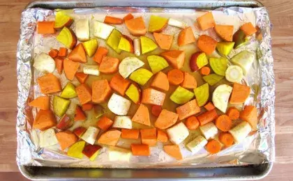 Овощи  глазированные