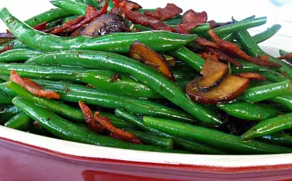 Ужин со стручковой фасолью