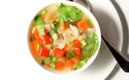 Суп с курицей «99 калорий»