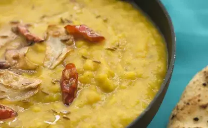 Суп-пюре из чечевицы