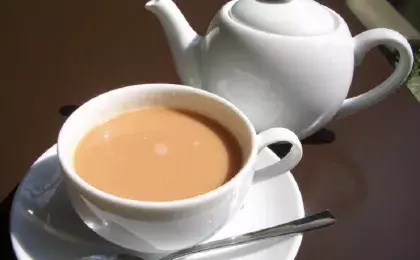 Чай с молоком