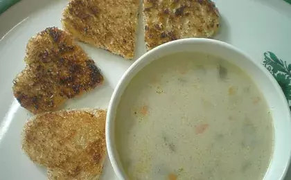 Суп-пюре из горошка