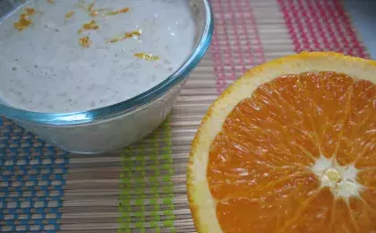 Апельсиновая овсяная каша 