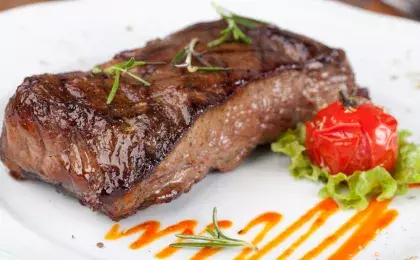 Запеченная в фольге говядина