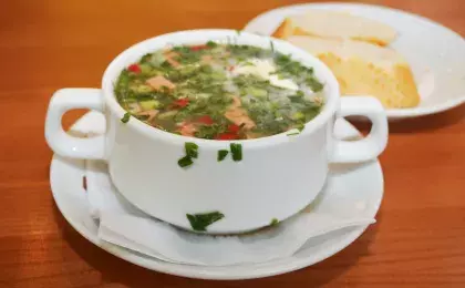 Рыбная окрошка