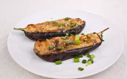 Быстрые баклажаны гриль