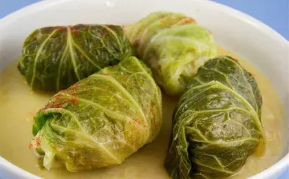 Голубцы с нутом