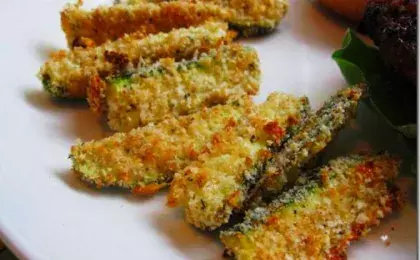 Кабачки в панировке